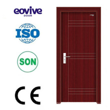 Eco-friendly material PVC apartment wooden door design